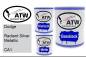 Preview: Dodge, Radiant Silver Metallic, CA1: 1L Lackdose + 1L Klarlack + 500ml Härter - Set, von ATW Autoteile West.